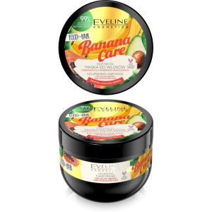 Eveline Cosmetics - Haarmaske - Food For Hair Banana Care Hair Mask 500ml