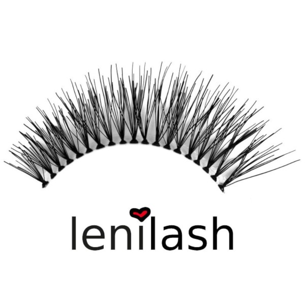 lenilash - Ciglia finte - capelli umani - 124