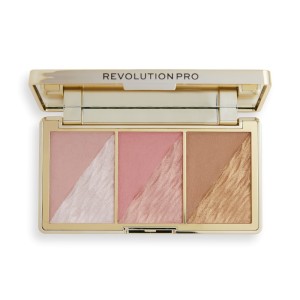 Revolution Pro - Palette del viso - Crystal Luxe Face Palette - Peach Royale