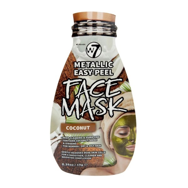 W7 Cosmetics - Gesichtsmaske - Metallic Easy-Peel Coconut Face Mask