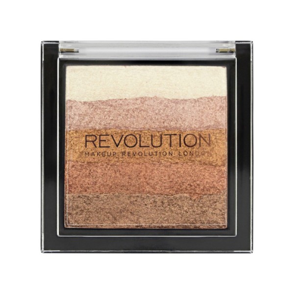 Makeup Revolution - Makeup Palette - Vivid Shimmer Brick Bronze Kiss