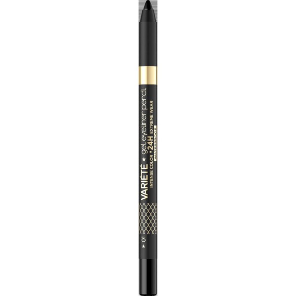 Eveline Cosmetics - Gel Eyeliner Pencil - Variete Gel Eyeliner Pencil 01 Black