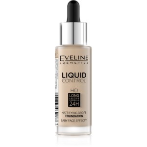 Eveline Cosmetics - Liquid Control Foundation With Dropper 015 Vanilla Beige