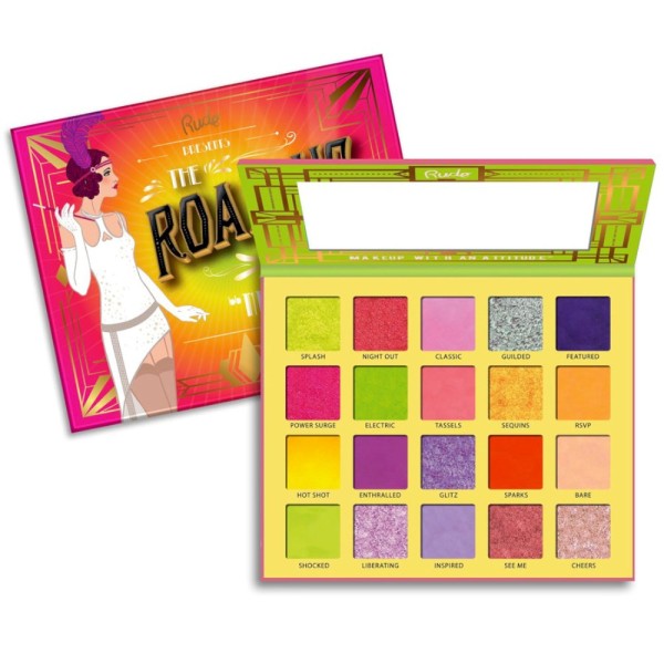 RUDE Cosmetics - Lidschattenpalette - The Roaring 20's Eyeshadow Palette - Neons