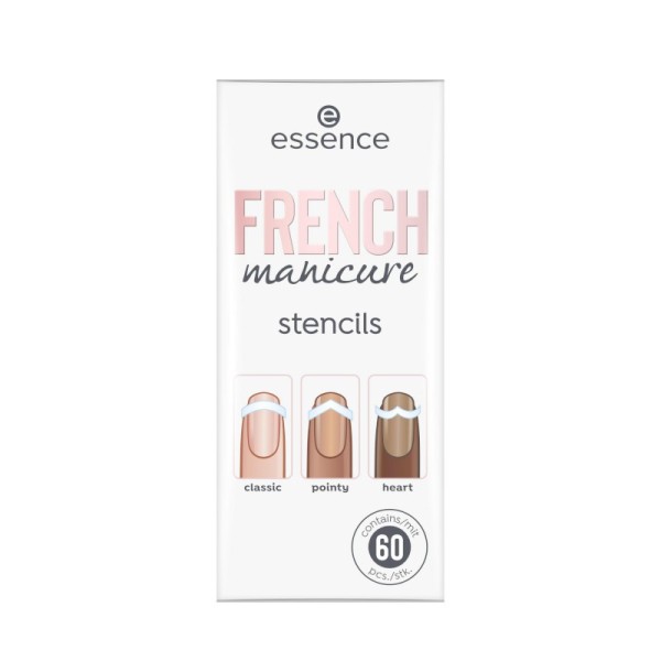 essence - Nail stencil - french manicure stencils 01 - Walk The Line