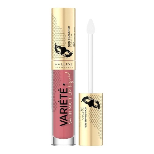 Eveline Cosmetics - Flüssiger Lippenstift - Variete Satin Mat Lip Liquid - 05 - Peach Mousse