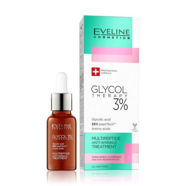 Eveline Cosmetics - Gesichtspflege - Glycol Therapy 3% Multipeptide Anti-Wrinkle Treatment