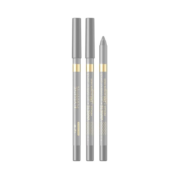 Eveline Cosmetics - Gel Eyeliner Pencil - Variete Gel Eyeliner Pencil 12 Silver