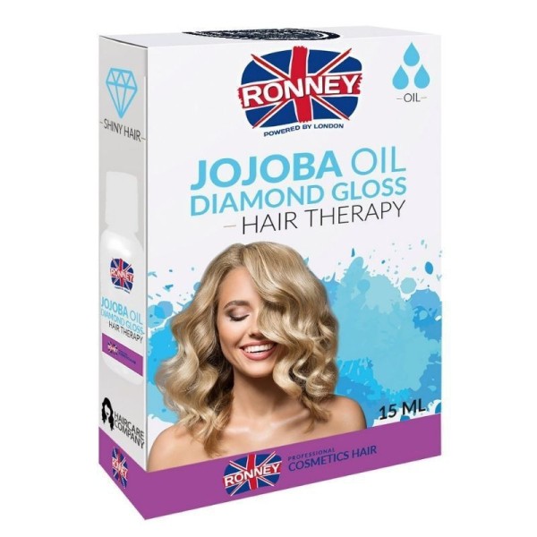 Ronney Professional - Olio per capelli - Jojoba Oil Diamond Gloss Hair Therapy Oil - 15ml