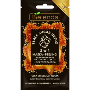 Bielenda - Maschera - Black Sugar Detox Face Mask + Scrub For Mixed And Greasy Skin