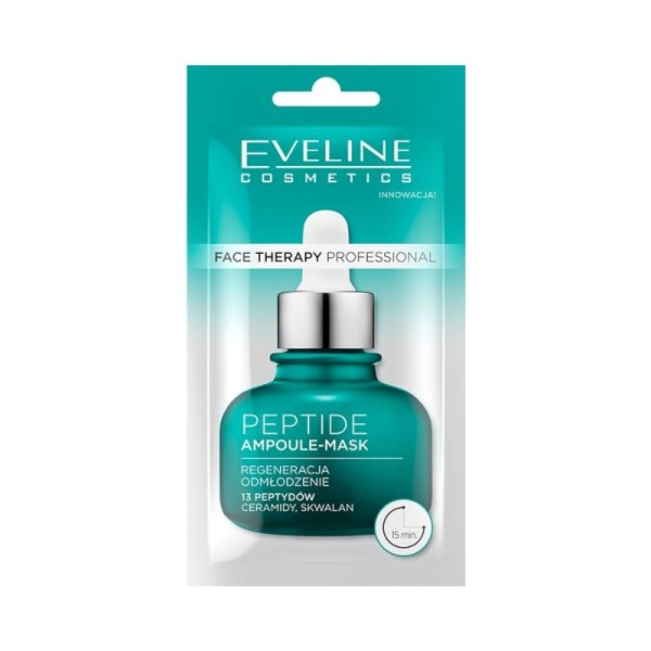 Eveline - Gesichtsmaske - Face Therapy Professional Peptide Ampoule-Mask 8Ml