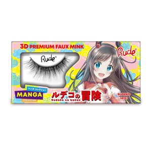 RUDE Cosmetics - Falsche Wimpern - Manga Collection - 3D Faux Mink Lashes - Rudeko