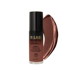 Milani - Foundation + Concealer - 2 in 1 - Conceal + Perfect - Cocoa 14A
