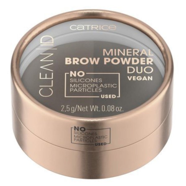 Catrice - Augenbrauenpuder - Clean ID Mineral Brow Powder Duo - 020 Medium To Dark
