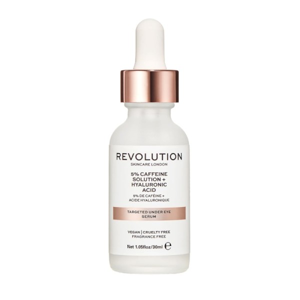 Revolution - Skincare Targeted Under Eye Serum - 5% Caffeine Solution + Hyaluronic Acid