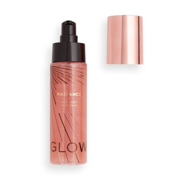 Revolution - face & body oil - Glow Collection - Radiance Face & Body Shimmer Oil - Pink