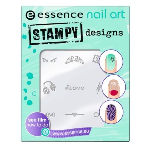 essence - nail art stampy designs - 01 have fun! - 1