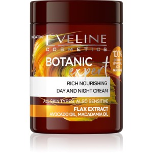 Eveline Cosmetics - Gesichtspflege - Botanic Expert Rich Nourishing Flax Extract Tages- und Nachtpfl