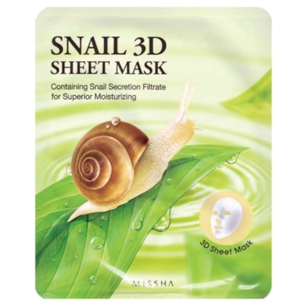 Missha - Gesichtsmaske - Snail 3D Sheet Mask
