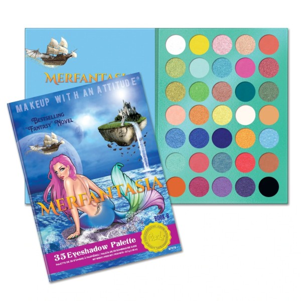 RUDE Cosmetics - Lidschattenpalette - Merfantasia 35 Eyeshadow Palette - Book 8