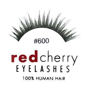 Red Cherry - False Eyelashes No. 600 Delaney - Human Hair