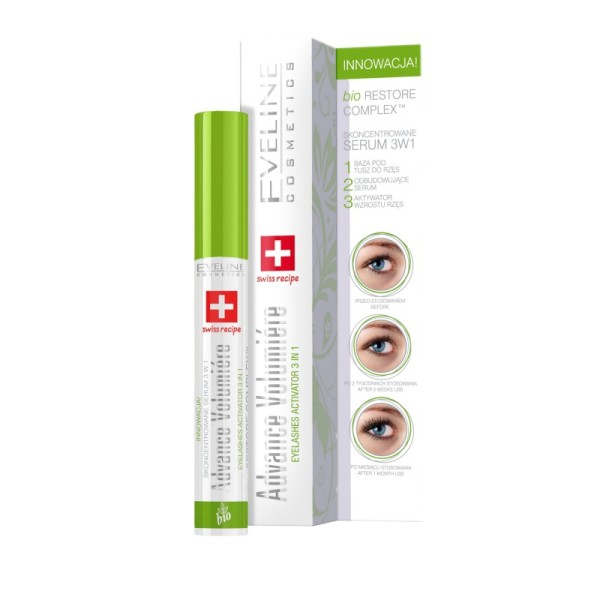Eveline Cosmetics - Advance Volumiere Eyelashes Activator 3In1