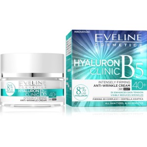Eveline Cosmetics - Gesichtscreme - Hyaluron Clinic Tag- und Nachtcreme 40+