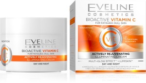 Eveline Cosmetics - Gesichtscreme - Bioactive Vitamin C aktiv verjüngende Tages- und Nachtcreme