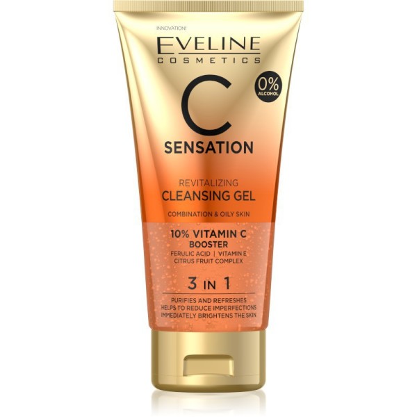 Eveline Cosmetics - Gel detergente - C Sensation Revitalizing Cleansing Gel - 150ml