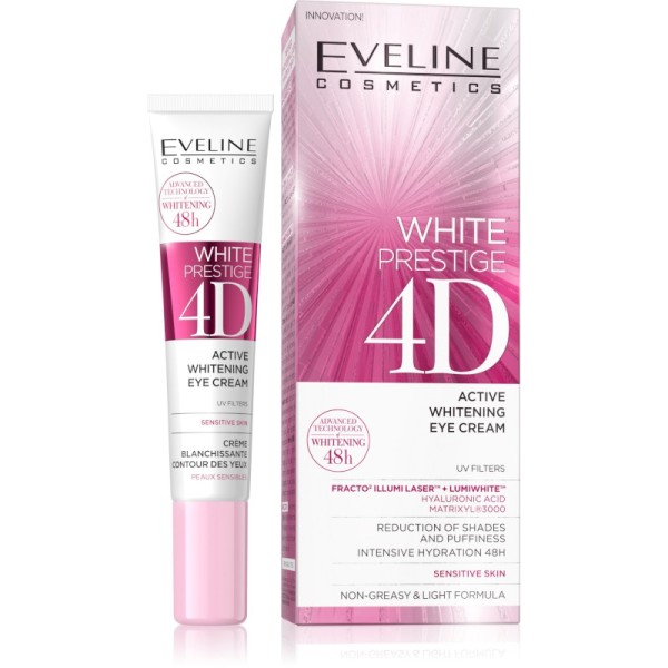 Eveline Cosmetics - Augencreme - White Prestige 4D aufhellende Augencreme