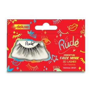 RUDE Cosmetics - 3D Wimpern - Essential Faux Mink Deluxe 3D Lashes - Heiress