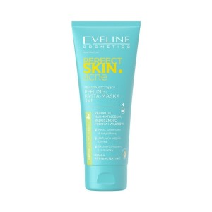 Eveline Cosmetics - Gesichtspeeling - Perfect Skin Acne Micro-Peeling-Paste-Maske 3 in 1 - 75 ml