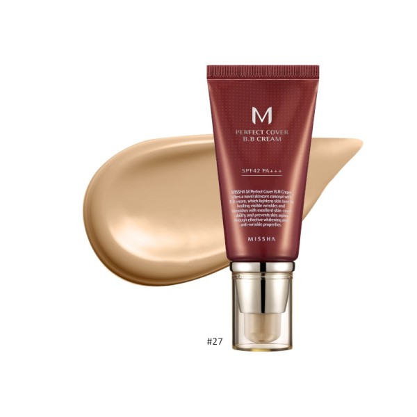 MISSHA - M Perfect Cover BB Cream - SPF42 - No.27/Honey Beige - 50ml