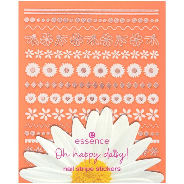 essence - nail sticker - Oh happy daisy! - nail stripe stickers - 01 Daisy Dazzle!