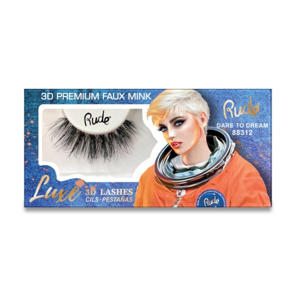 RUDE Cosmetics - Ciglia finte - Luxe 3D Premium Faux Mink Lashes - Dare to Dream