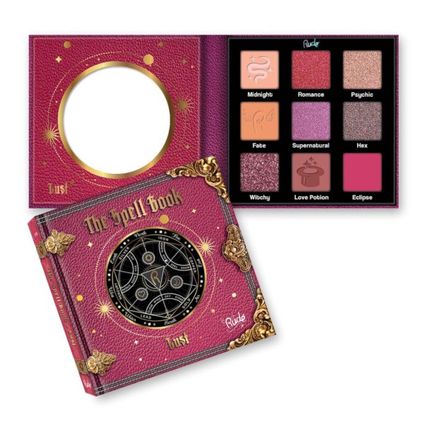 RUDE Cosmetics - Palette di ombretti - The Spell Book Palette - Lust