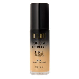 Milani - Foundation + Concealer - 2 in 1 - Conceal + Perfect - Creamy Natural - 02A