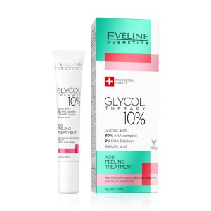 Eveline Cosmetics - Chemical Exfoliator - Glycol Therapy 10% Acid Peeling Treatment Mask