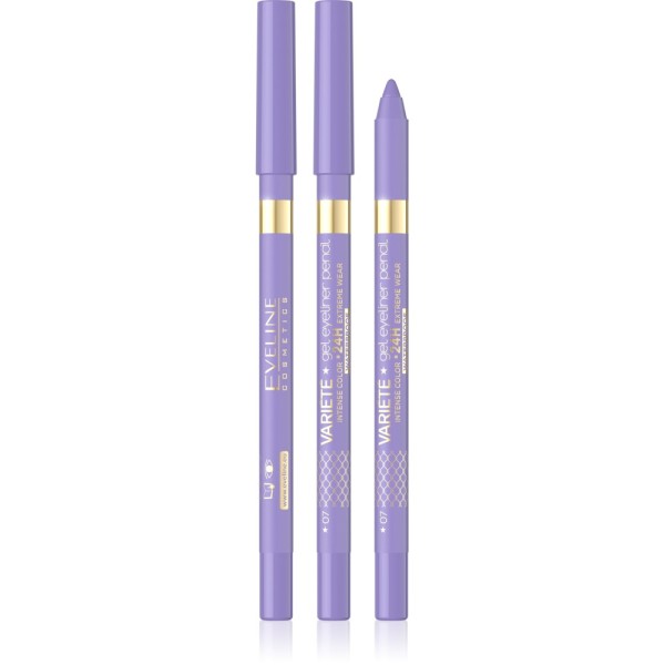 Eveline Cosmetics - Variete Gel Eyeliner Pencil waterproof - 07 Lavender