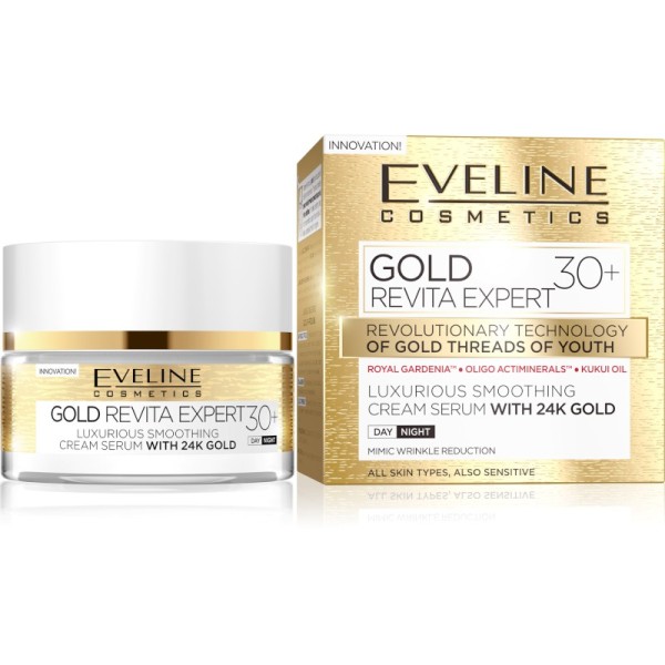 Eveline Cosmetics - Gesichtscreme - Gold Lift Expert Day & Night Cream 30+