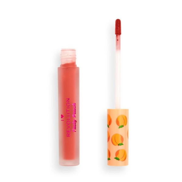 I Heart Revolution - Tasty Peach Soft Peach Liquid Lipstick - Nectarine