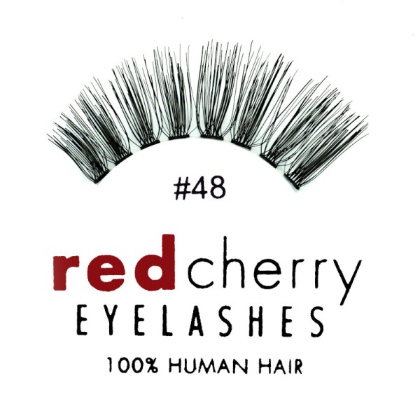 Red Cherry - Falsche Wimpern Nr. 48 Darla - Echthaar