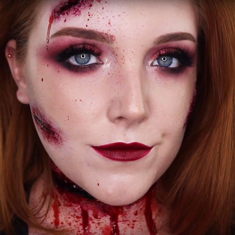 Trucchi per Halloween 2023: sangue finto e ferite fai da te