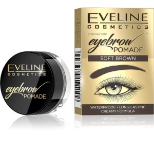 Eveline Cosmetics - Augenbrauenpomade - Eyebrow Pomade - Soft Brown