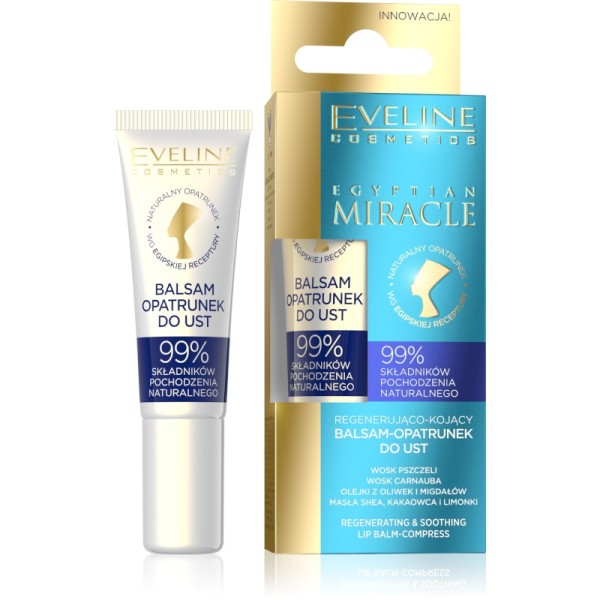Eveline Cosmetics - Egyptian Miracle Regenerating & Soothing Lip Balm-Compress