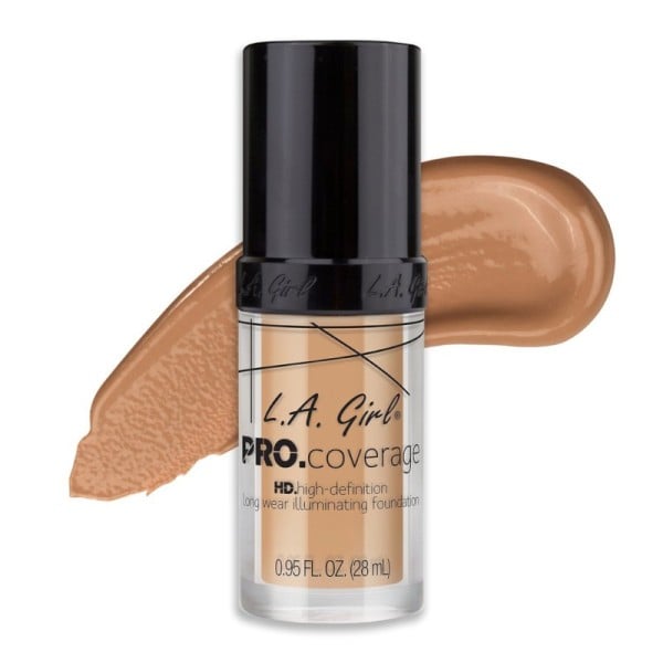 L.A. Girl - Foundation - Pro Coverage Liquid Foundation - GLM 644 - Natural