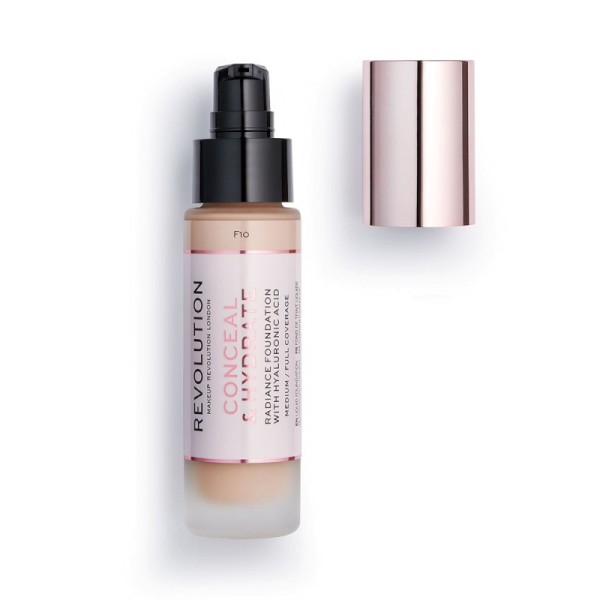 Revolution - Foundation - Conceal & Hydrate Foundation - F10