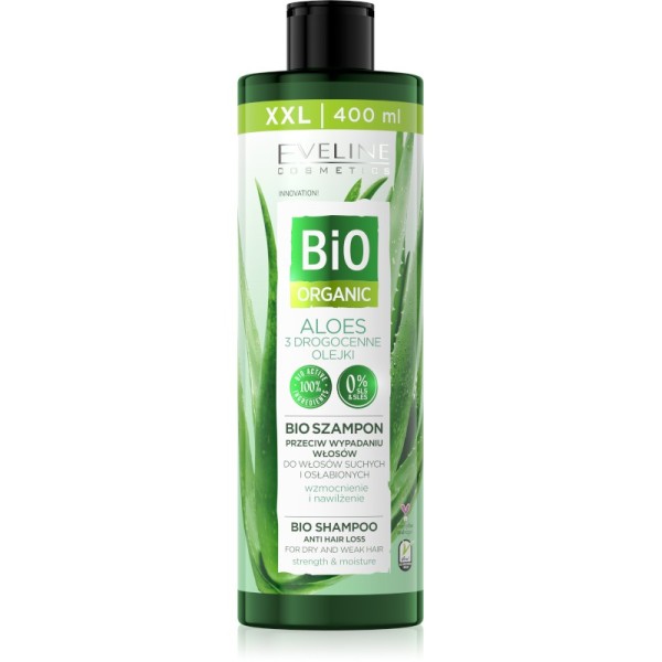 Eveline Cosmetics - Bio Organic Bio Shampoo Anti Hair Loss Aloe - 400ml |  Shampoo | Hair Care | Hair 