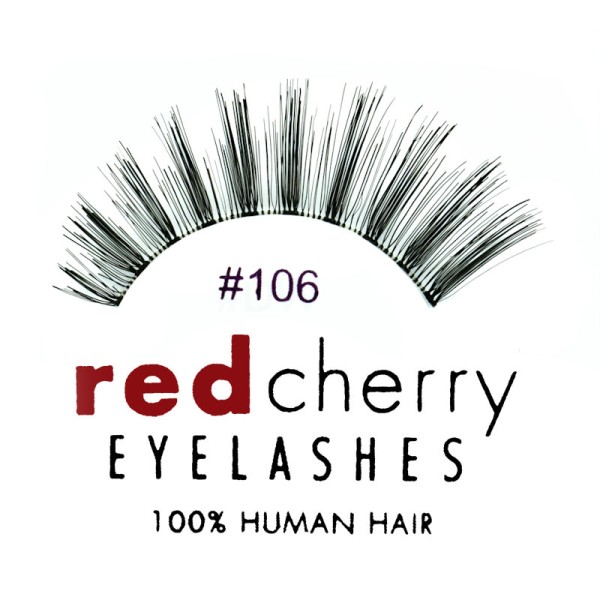 Red Cherry - False Eyelashes No. 106 Coco - Human Hair