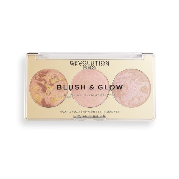 Revolution Pro - Palette del Viso - Blush & Glow Palette - Peach Glow